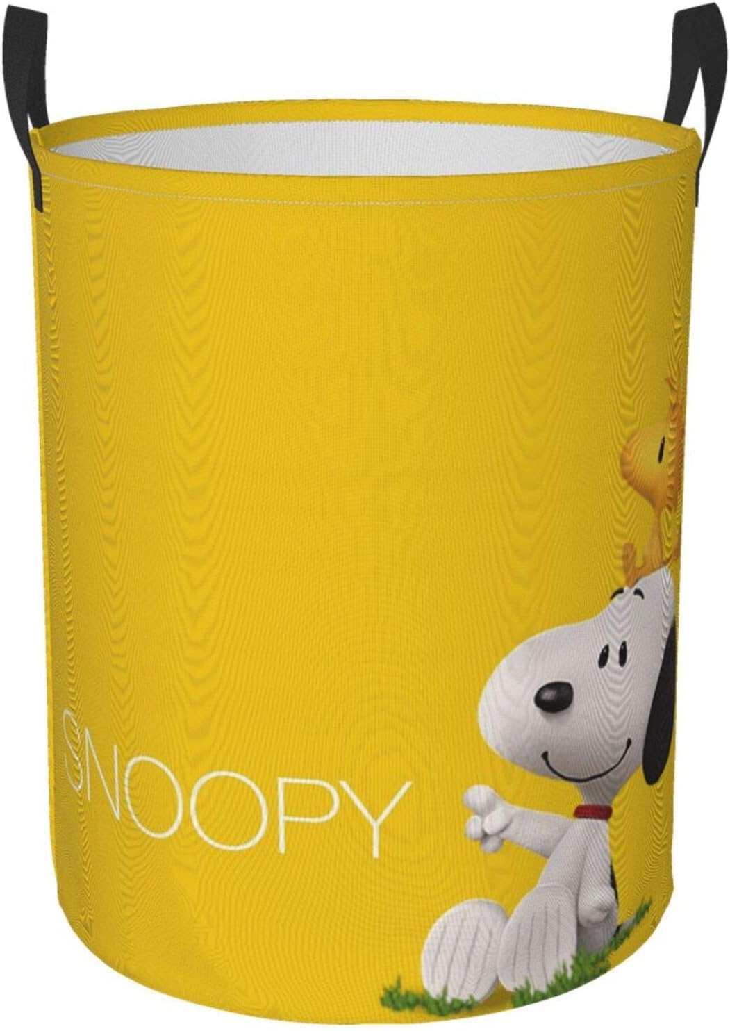 Amazon Co Jp 壁紙スヌーピー5 ランドリーバスケット 撥水加工 軽量薄型 丸型 収納袋 布製雑貨収納ボックス 大容量 シンプルで おしゃれ 可愛い 洗濯かご ホーム キッチン
