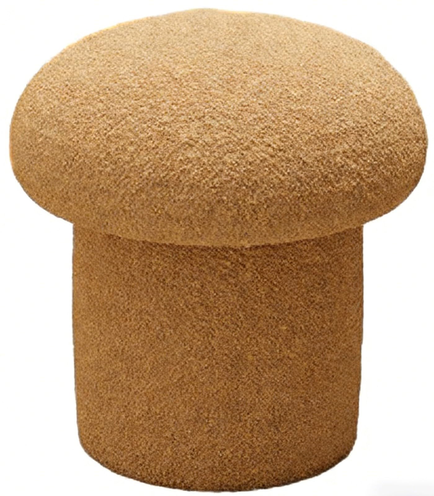 SXZenSpace Small Wooden Stool Round Table, Plant Stand Indoor Milking Step Stool, Side Table For Bathroom Toilet Bedroom Bedside(Yellow/S)