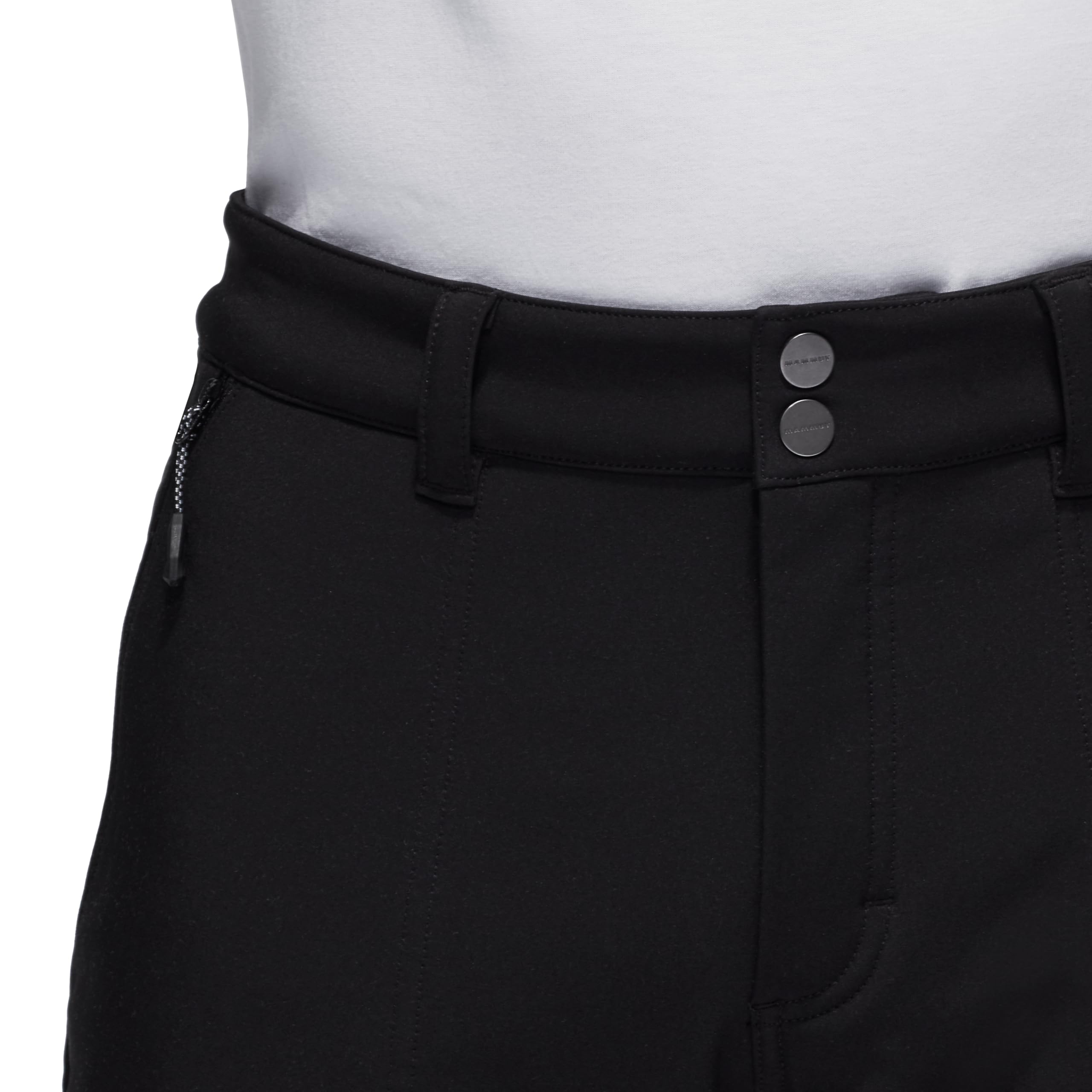 Mammut Runbold Winter SO Herren Wanderhose Trekkinghose Softshellhose schwarz schwarz