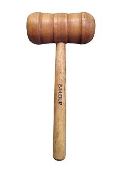 Cricket Bat Wooden Hammer Mallet | Knocking to Improve Bat - | Double Sided