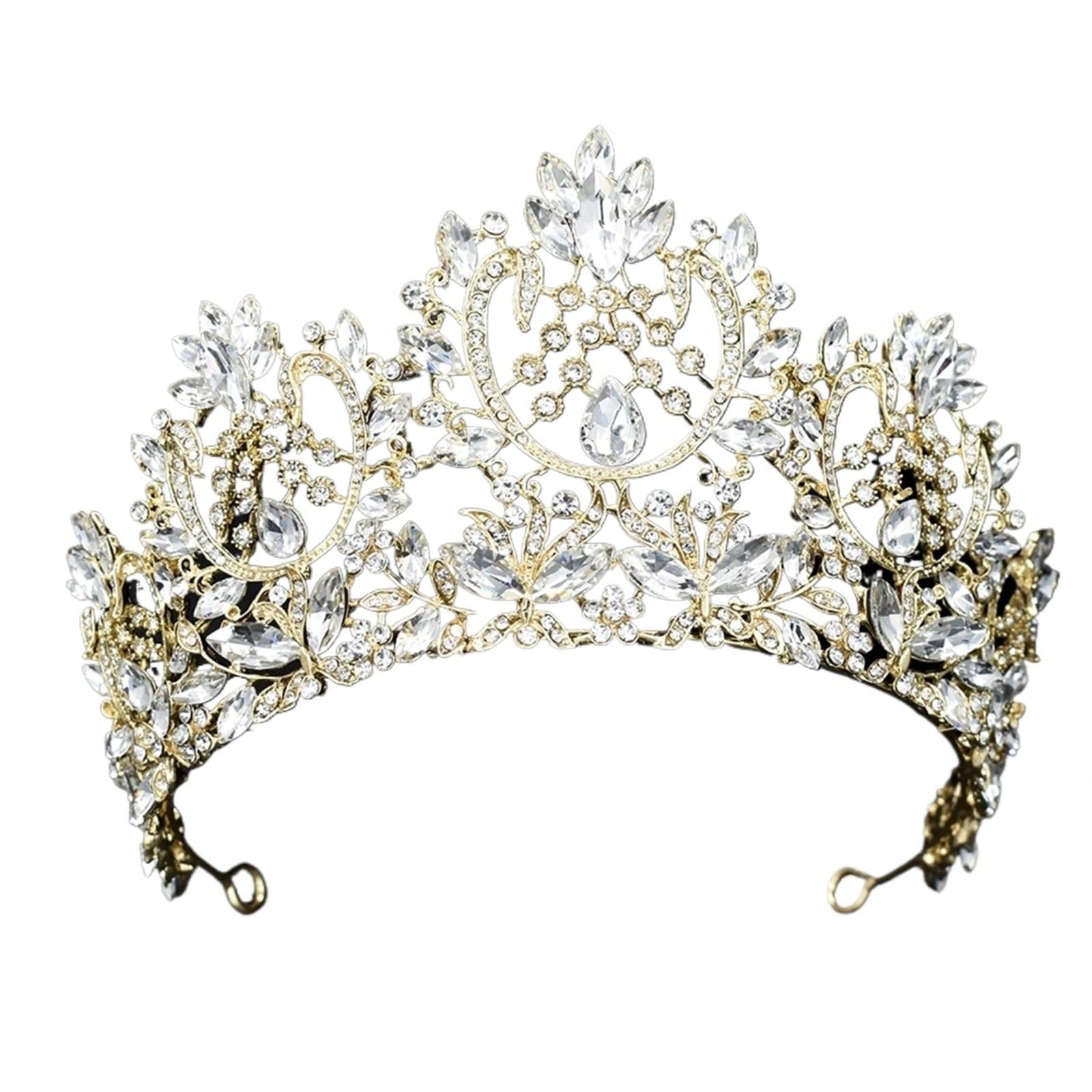 Corone da sposa in cristallo con fascia for capelli Per donna