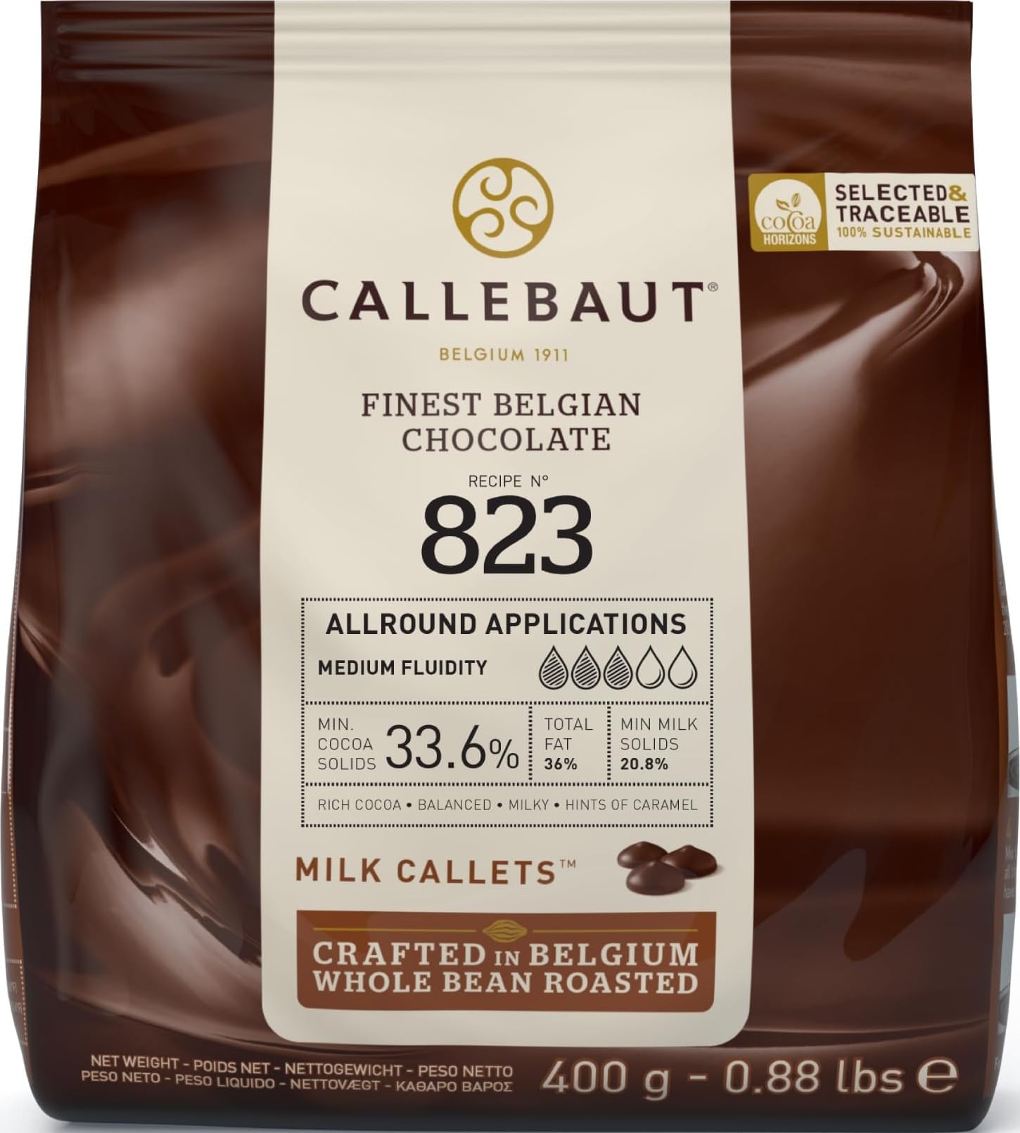 Finest Belgian Milk Chocolate, 400 g