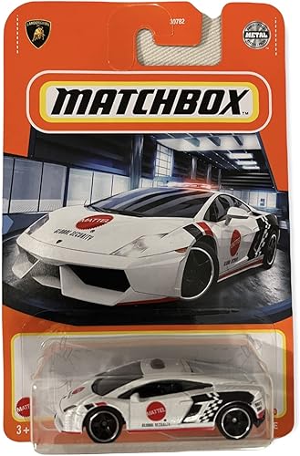 Miniatura 4 de Caja de cerillas Power Agarra Blanco Lamborghini Gallardo Police 69/100