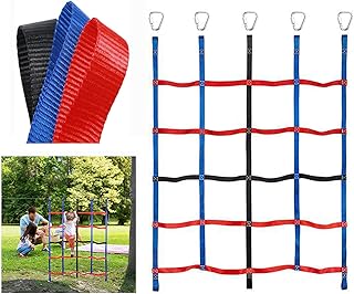 Climbing Net for Kids Outdoor，Backyard Climbing Net Climbing Cargo Net，Kids Playground Net Climbing Net，for Treehouse Swing Set Or Monkey Bar Obstacle Courses Treehouse Swing Set