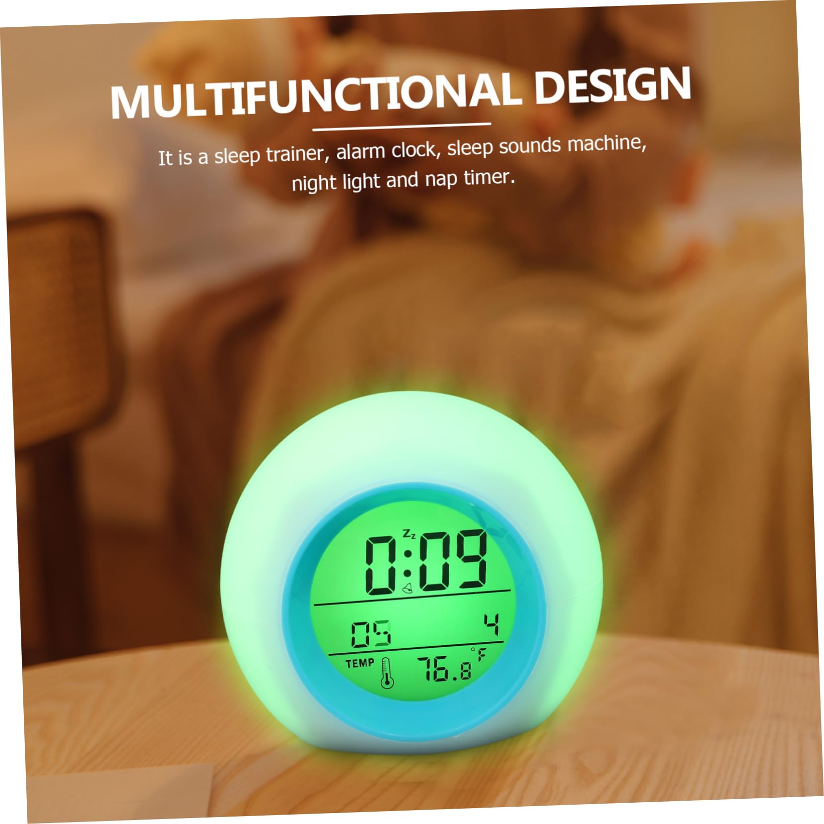 Ciieeo 3st Nachttischuhr Led-anzeige Uhr Uhren Stille Uhr Multifunktionsuhr Wecker Für Kinder Alarm Luke Leise Klein Nachtlichtuhr Reisewecker Bettschüttelwecker Kinderwecker Kinderuhr