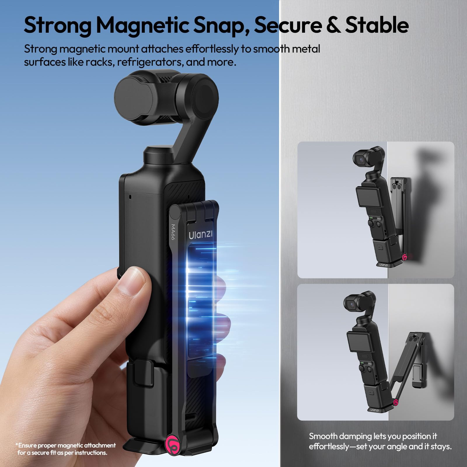 Amazon | ULANZI MA66 カメラ三脚 DJI OSMO Pocket 3/Pocket 4対応、1