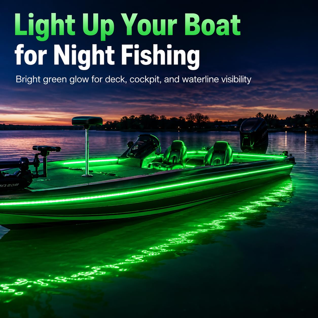 Amazon.com: Seaponer Pontoon Boat Light, Marine Led Light Strip