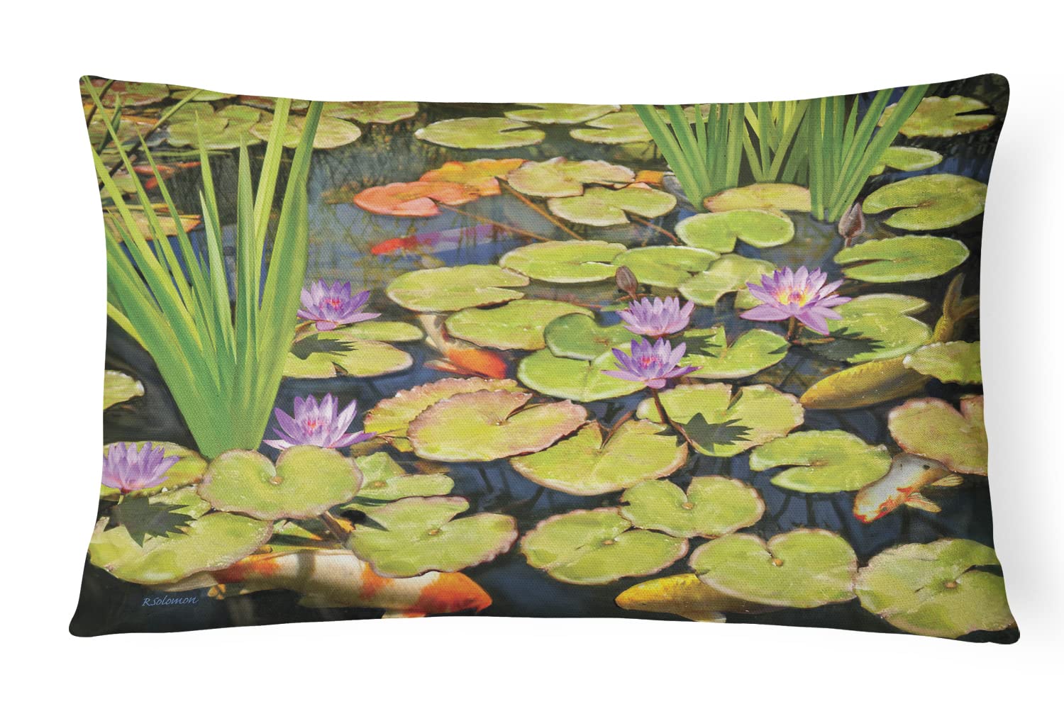 Coussin Koi Pond II pour raviver un canapé terne avec style et confort