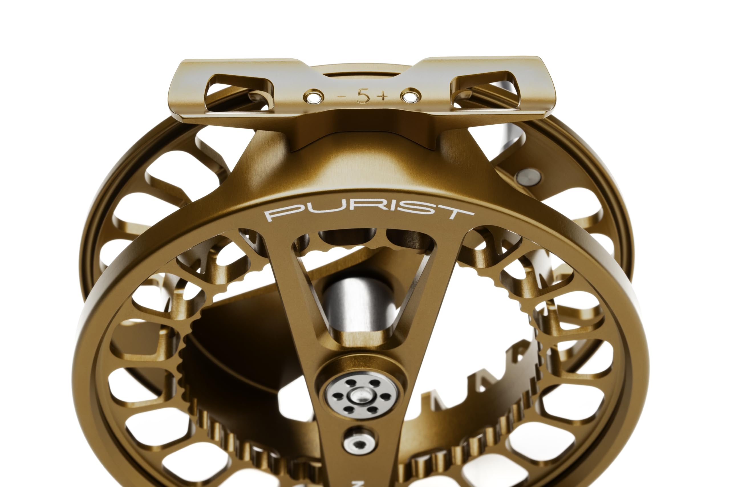 LAMSON | Purist II -3+ Fly Fishing Reel | Freshwater | Super Large Arbor, Click + Pawl Drag, Super Lightweight | Whiskey | 2wt 3wt 4wt Size