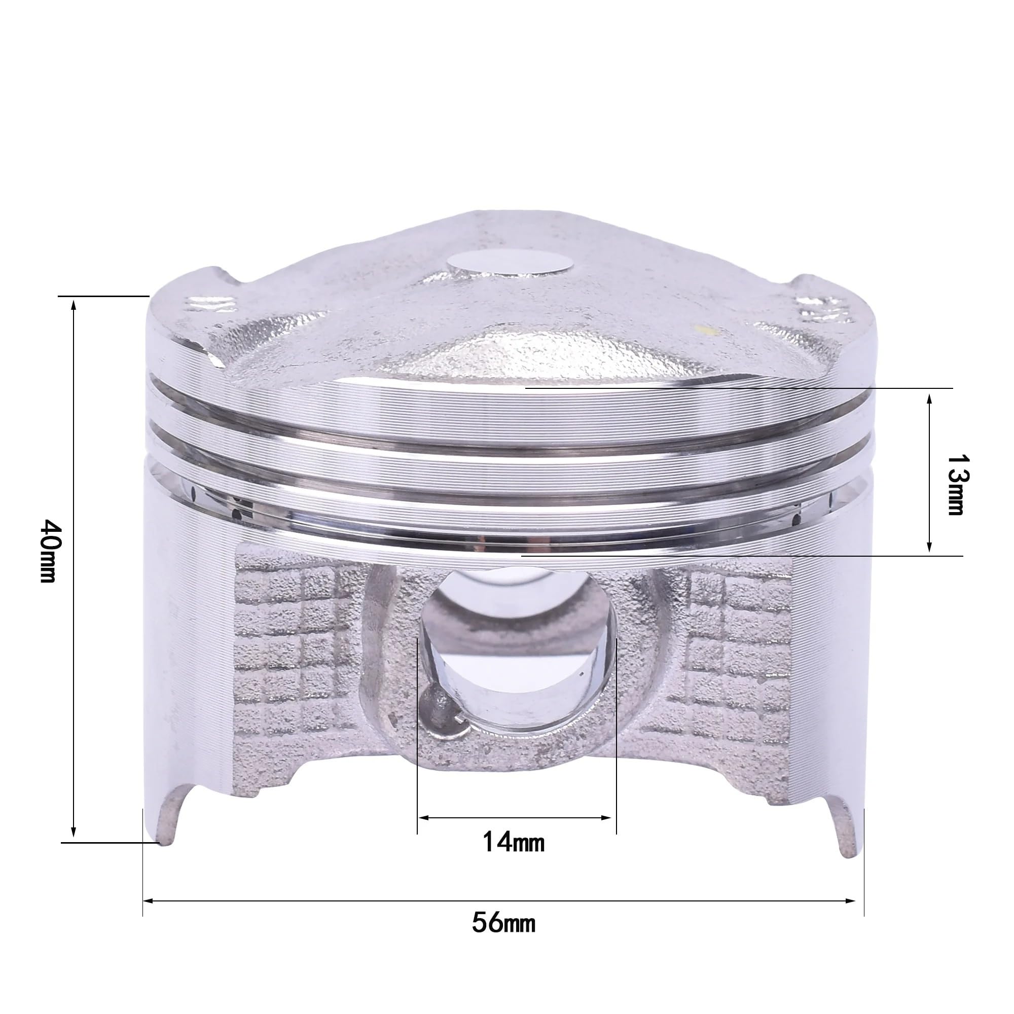 Pistones Kit De Anillos De Pistón Motocicleta Para CB400 CB-1 CBR400 NC23 NC29 CBR400 CB400 Para Super Para Four CB 400 Para VTEC 56mm 13101-MV4-000 Cilindro(Add 75 Kit)