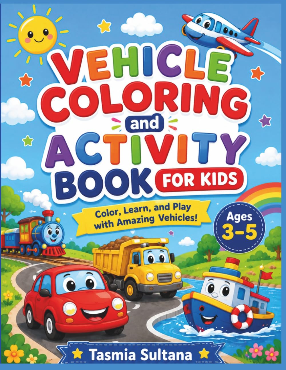 Coloring and Activity Book for Kids: Fun Mazes, Tracing, Puzzles, and Creative Learning Activities