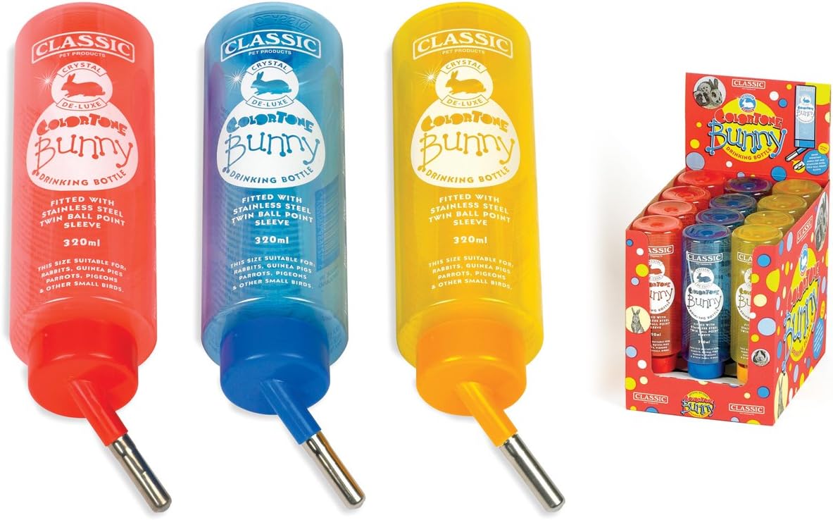 VADIGRANClassic Colourtone Water Bottle For Rabbits, Ferrets Etc. 320ml