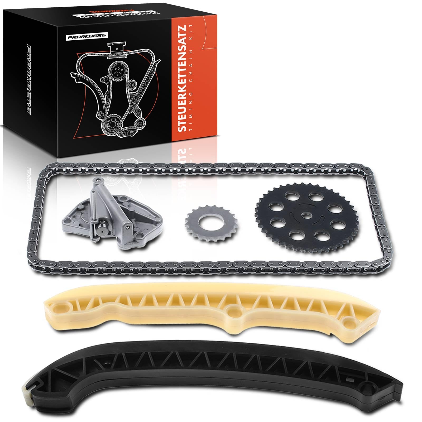 Steuerkettensatz Steuerkette für Ibiza III 6L1 Fabia I 6Y2 6Y5 6Y3 Fabia II 542 545 Fox 5Z1 5Z3 Polo 9N 1.2L Benzin 2001-2014 03D109229