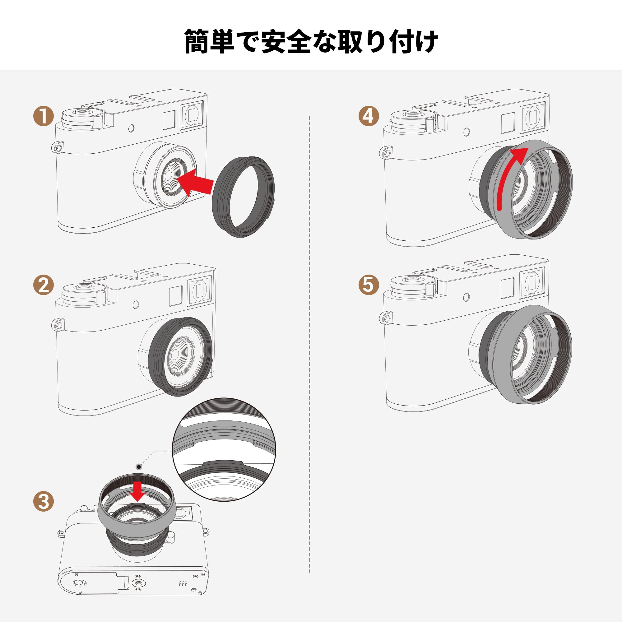 Amazon | JJC Fujifilm X-half用レンズフード + アダプタ 富士フイルム