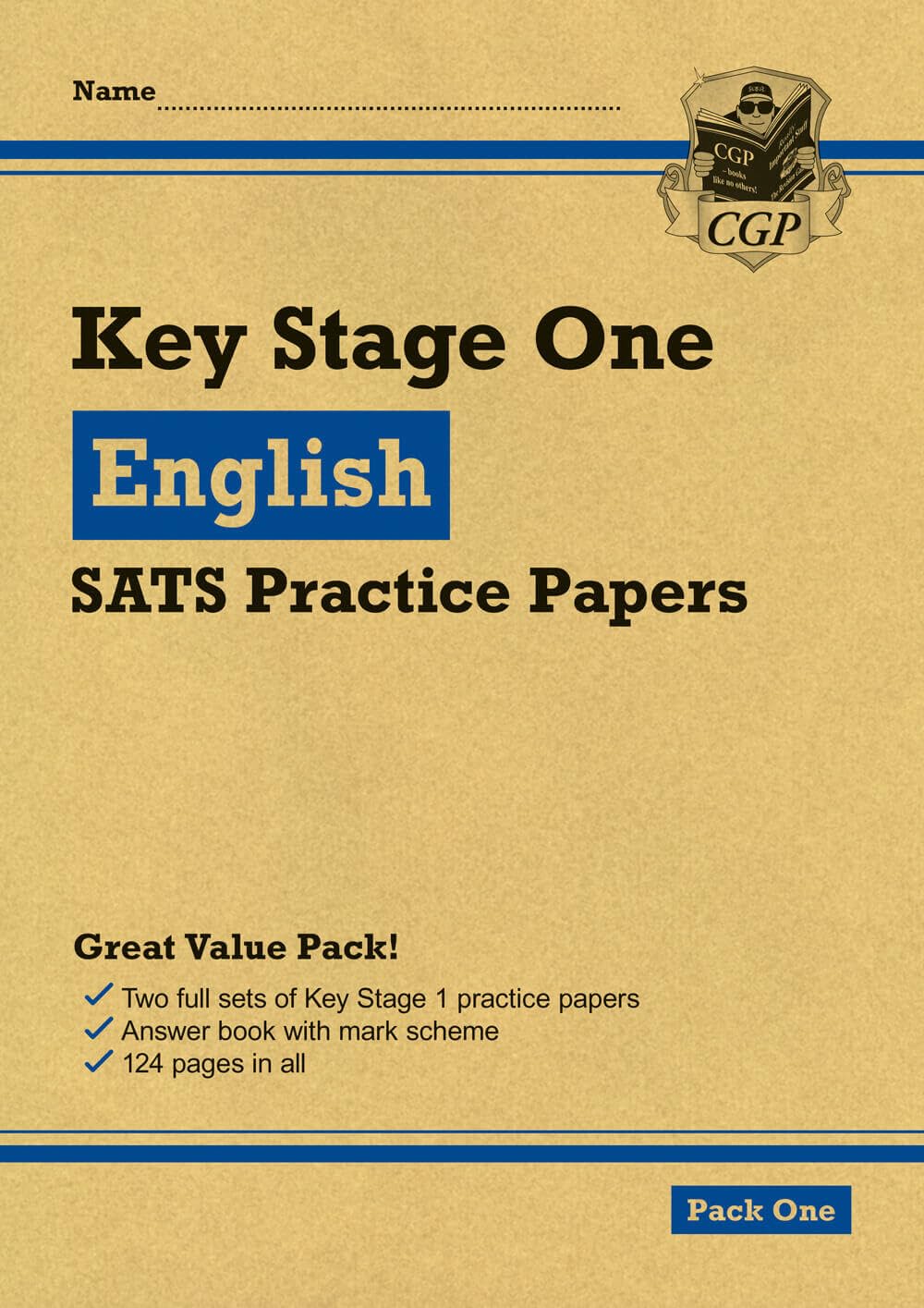 KS1 English SATS Practice Papers: Pack 1 (for end of year assessments) (CGP KS1 SATs Practice Papers)