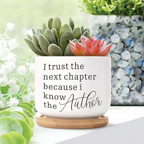 1 Piece Family Inspirational Quotes Small Plant Pot Ceramic I