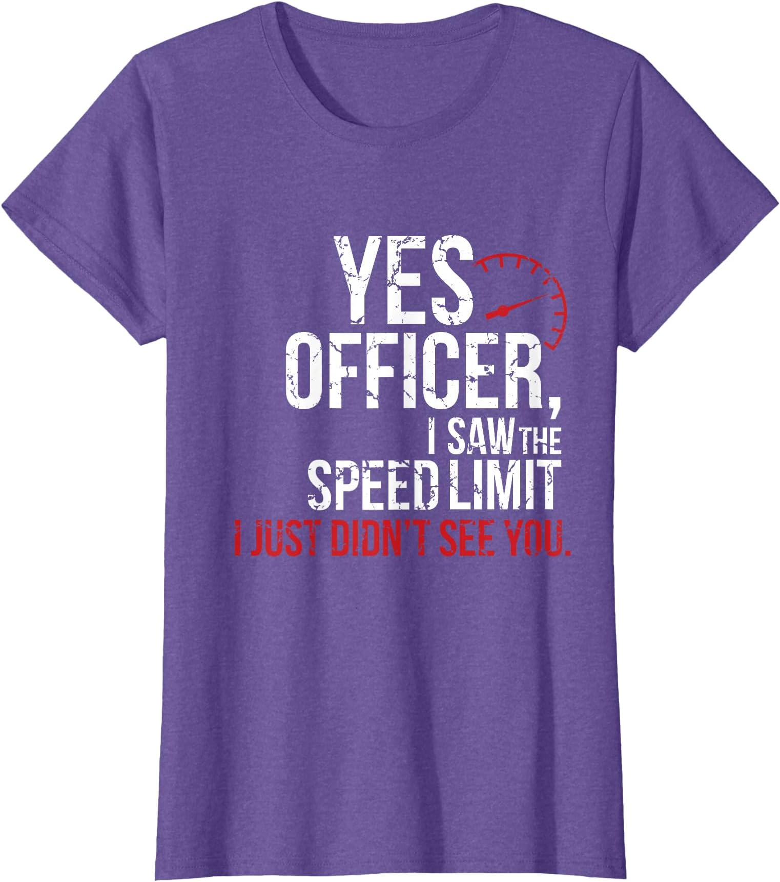 Car Enthusiast & Mechanic T-Shirt - Yes Officer Speeding T-Shirt