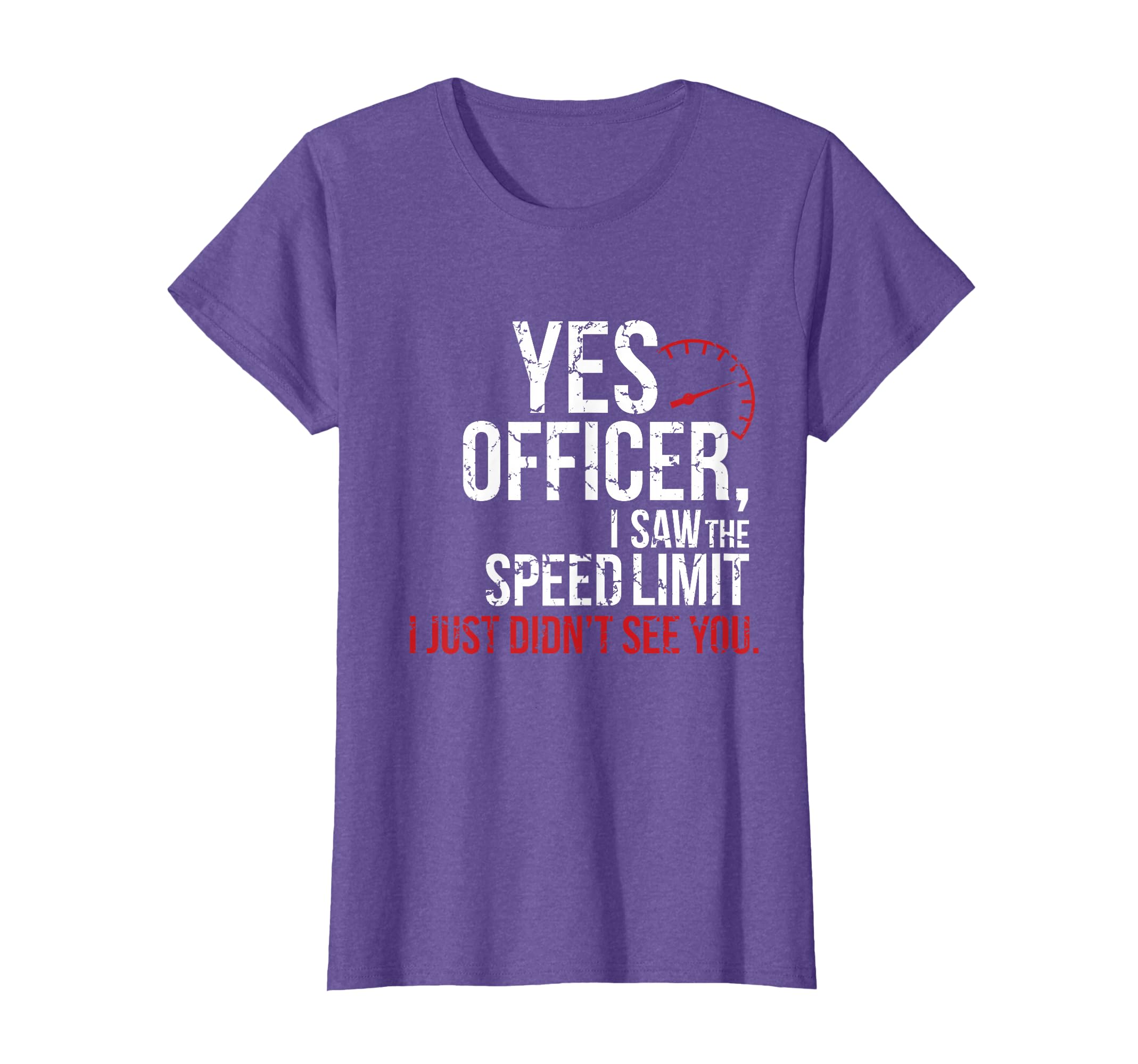 Car Enthusiast & Mechanic T-Shirt - Yes Officer Speeding T-Shirt