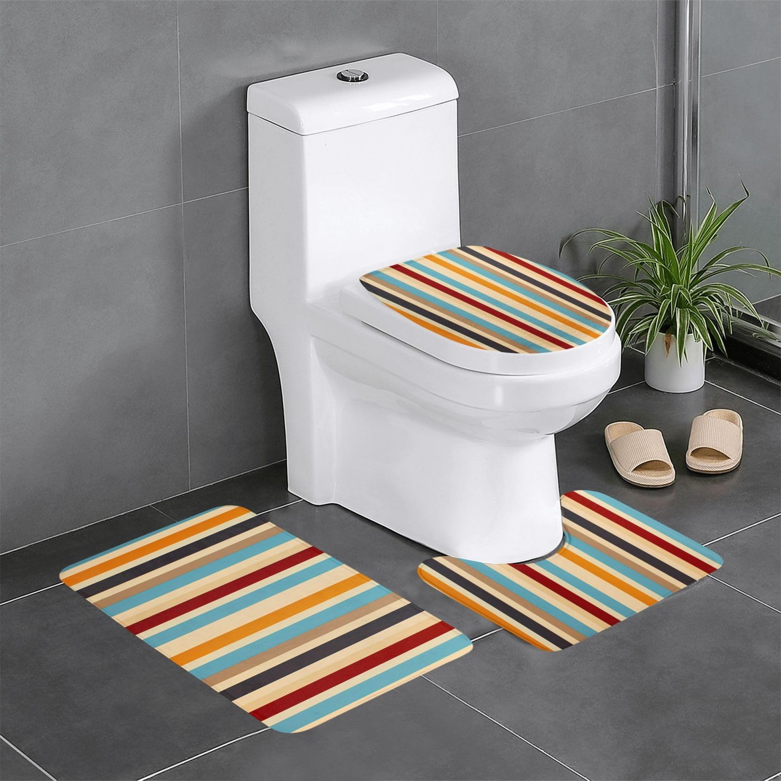 Tapis de salle de bain antidérapants pour créer un espace coiffeuse cocooning