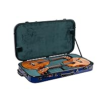 Vista 8 de Crossrock Estuche para ukelele de doble tenor, 100% pureza de fibra de vidrio con bloqueo TSA, rojo (CRF2020DTURD)