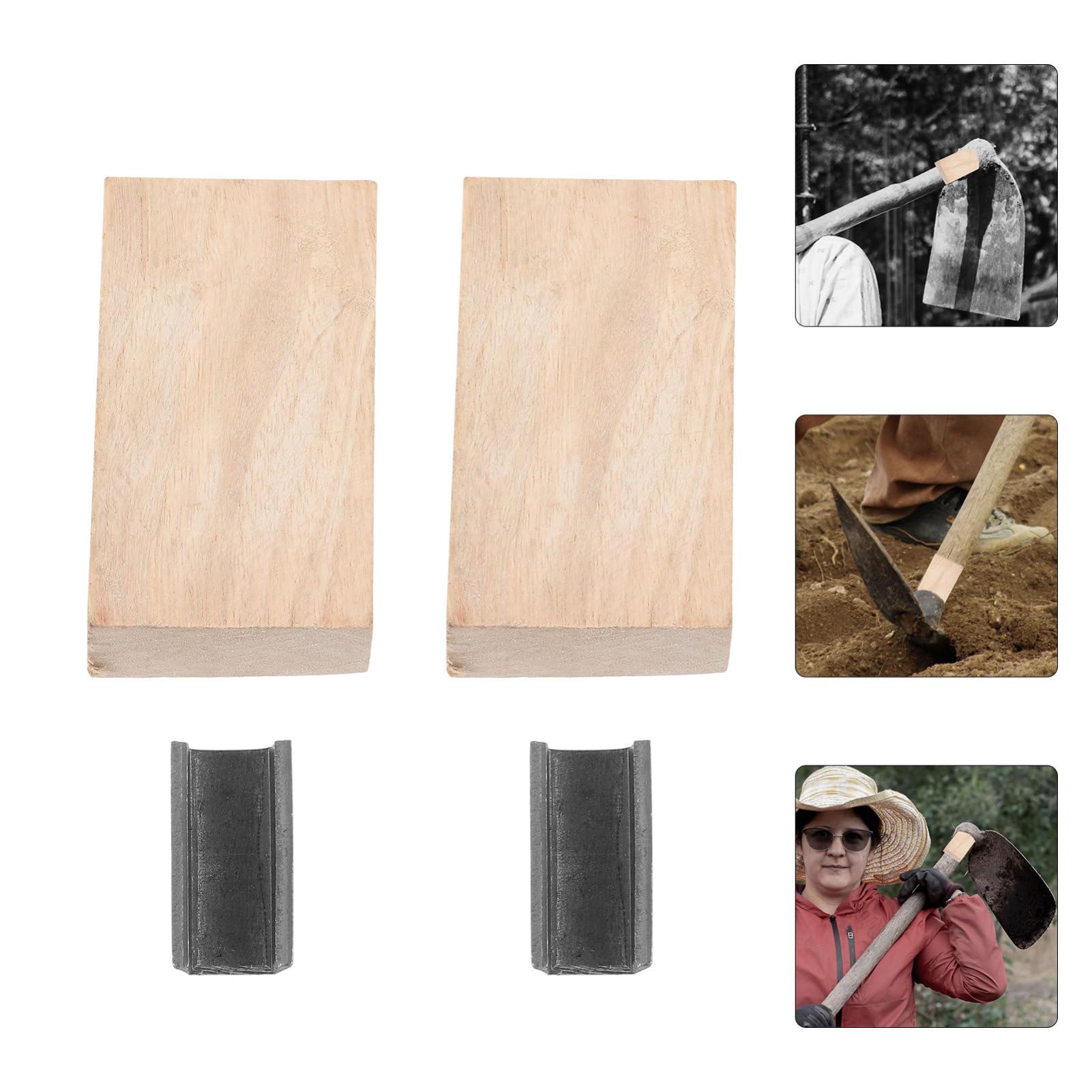 Mikikit 8 Set Parti per Ferro con Testa Rinforzata e Accessori per Giardinaggio Leggeri e Compatti Facile da Usare Giardinieri e Appassionati Giardinaggio