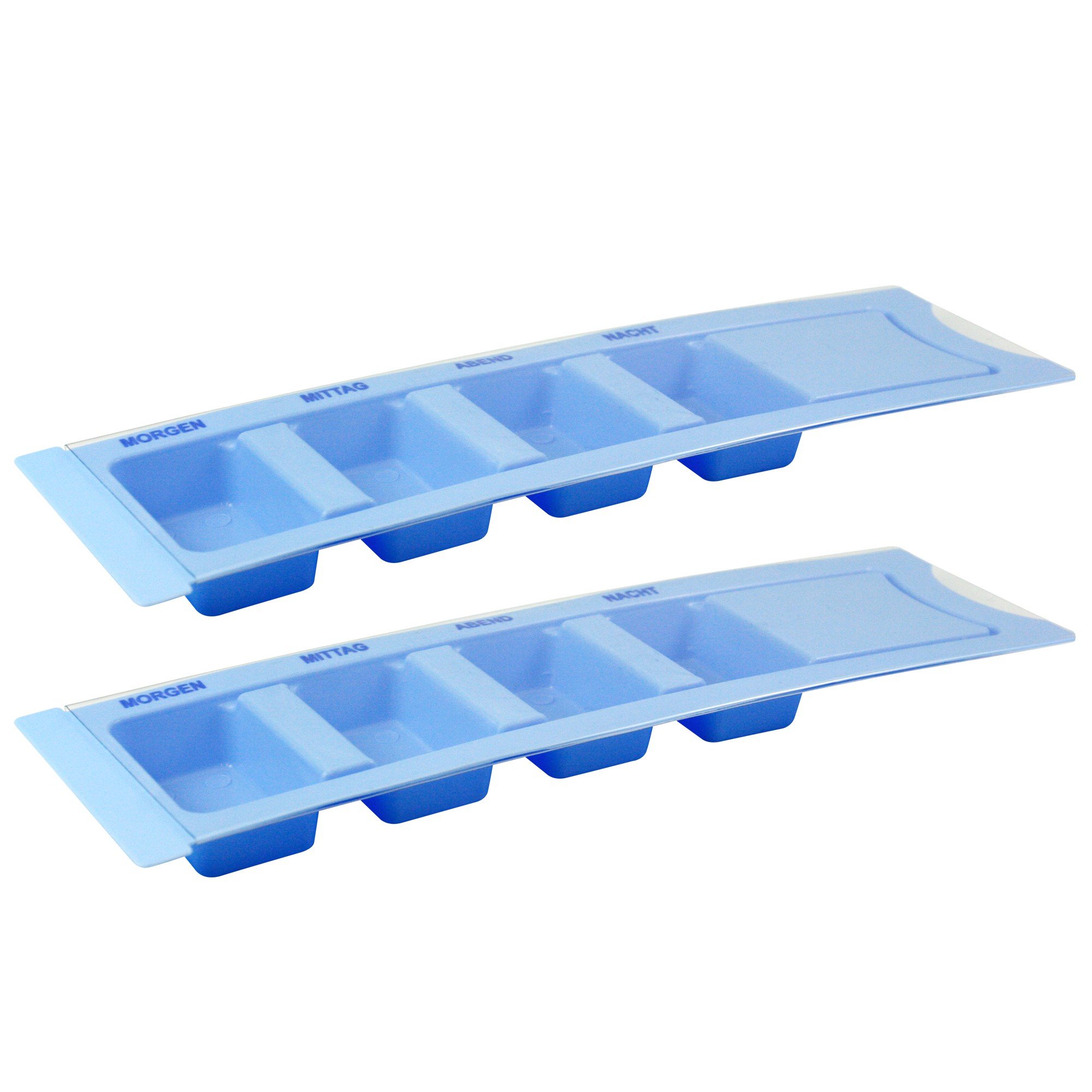2 dispenser di medicinali blu