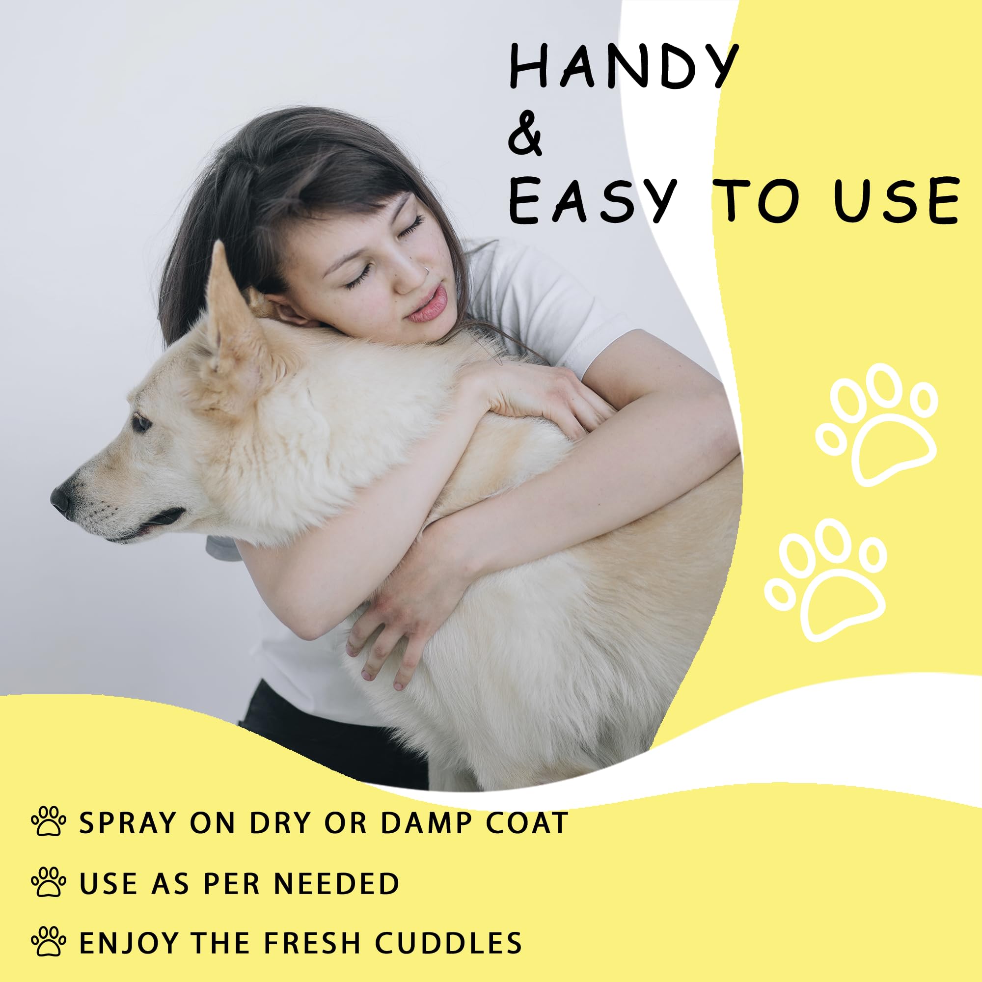 ArmourMe Dog Perfume Spray | Waterbased | Natural Deodorizer for Dogs | Eliminates Dog Odors for Smelly Dogs, pH Balanced, Free from Sulfates and Parabens. (200 ML, Lemon Grass) 2
