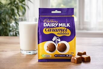 Cadbury Dairy Milk Caramel Nibbles 100g (Pack of 1)