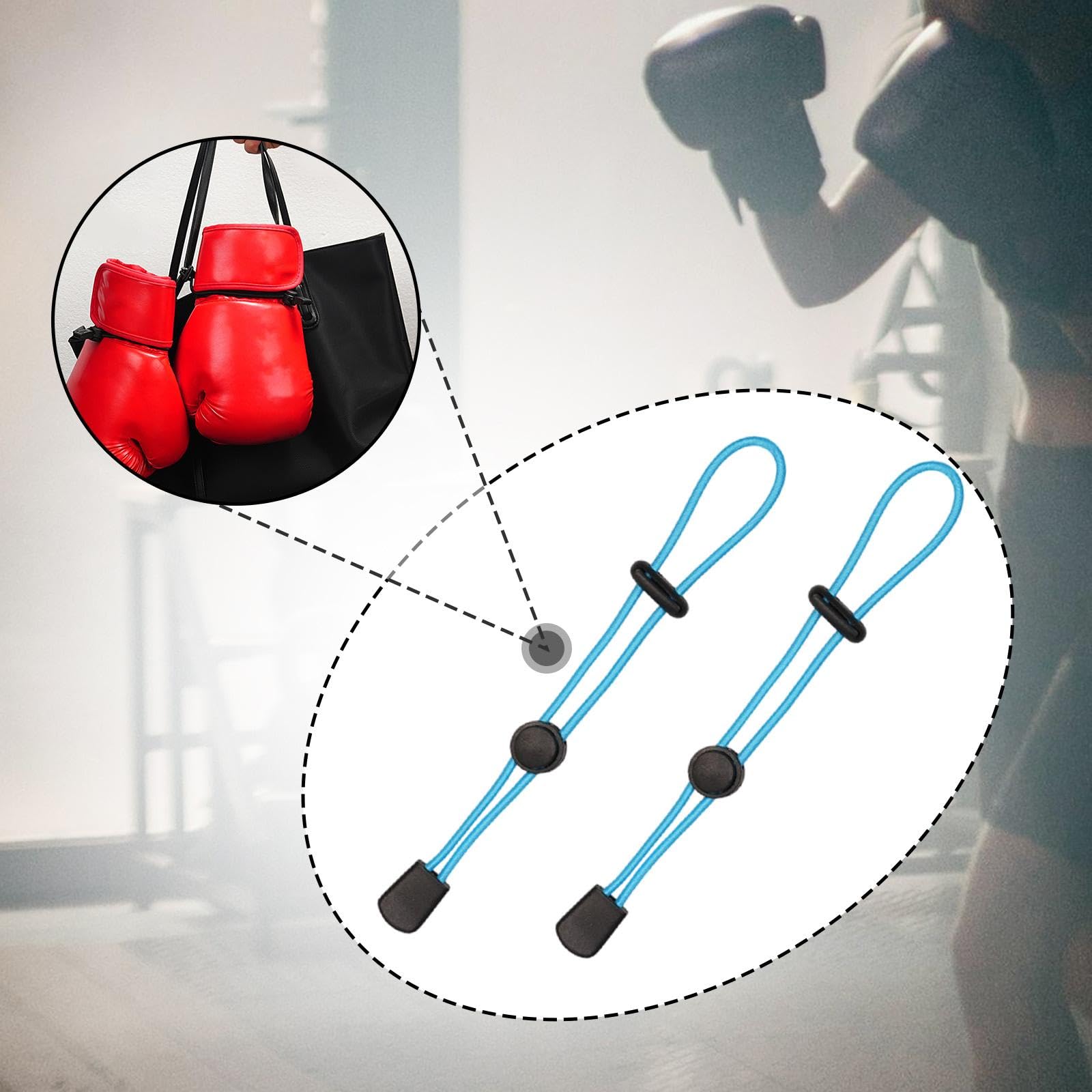 Correa de Transporte para Guantes de Boxeo, Colgador, Percha de Entrenamiento, Estante de Almacenamiento, Correa Ajustable para Saco de Boxeo,