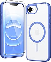 Vista 325 de FNTCASE Funda para iPhone 15 Plus: Fundas magnéticas transparentes para teléfono con protector de pantalla compatible con Magsafe Slim Anti