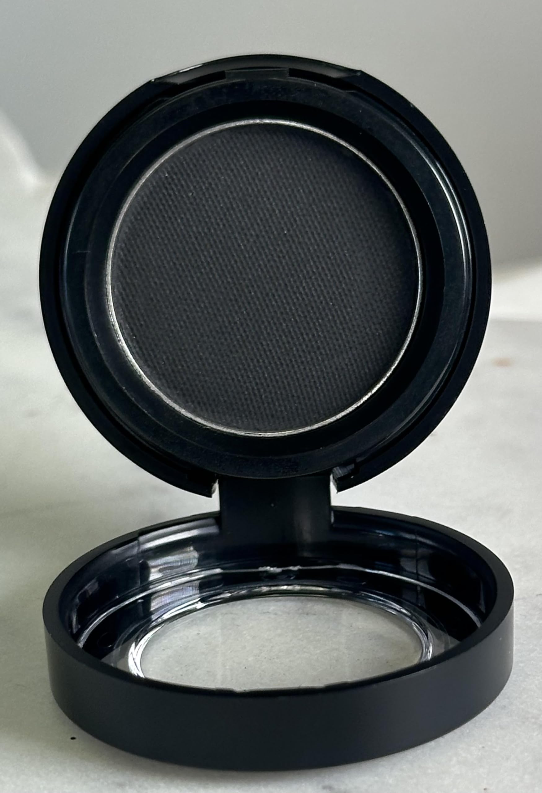 Fleur de Vie Velvety Powder Eyeliner and Brow Filler, Versatile Wet or Dry Application, Black