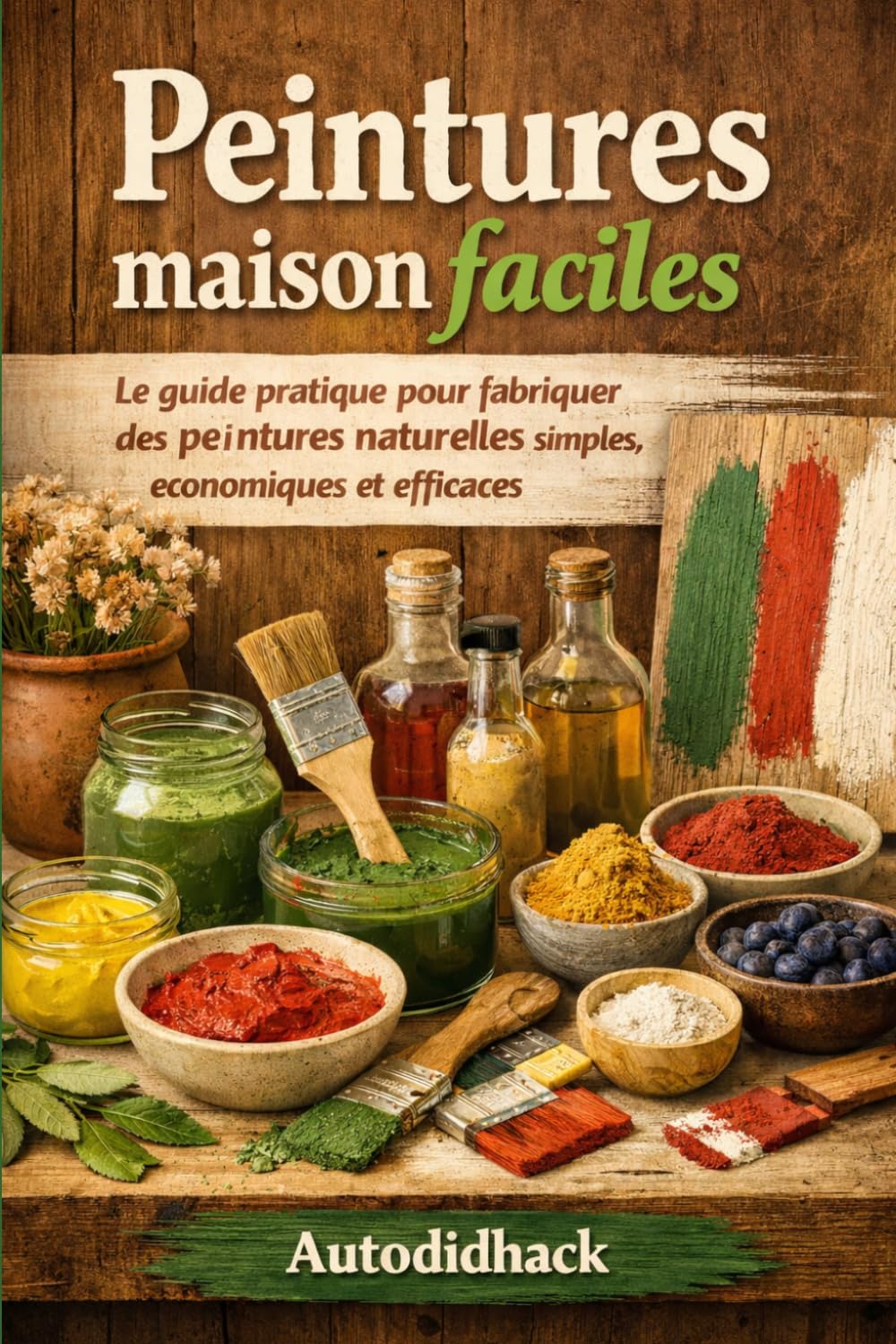 Peintures maison faciles: Le guide pratique pour fabriquer des peintures naturelles simples, économiques et efficaces