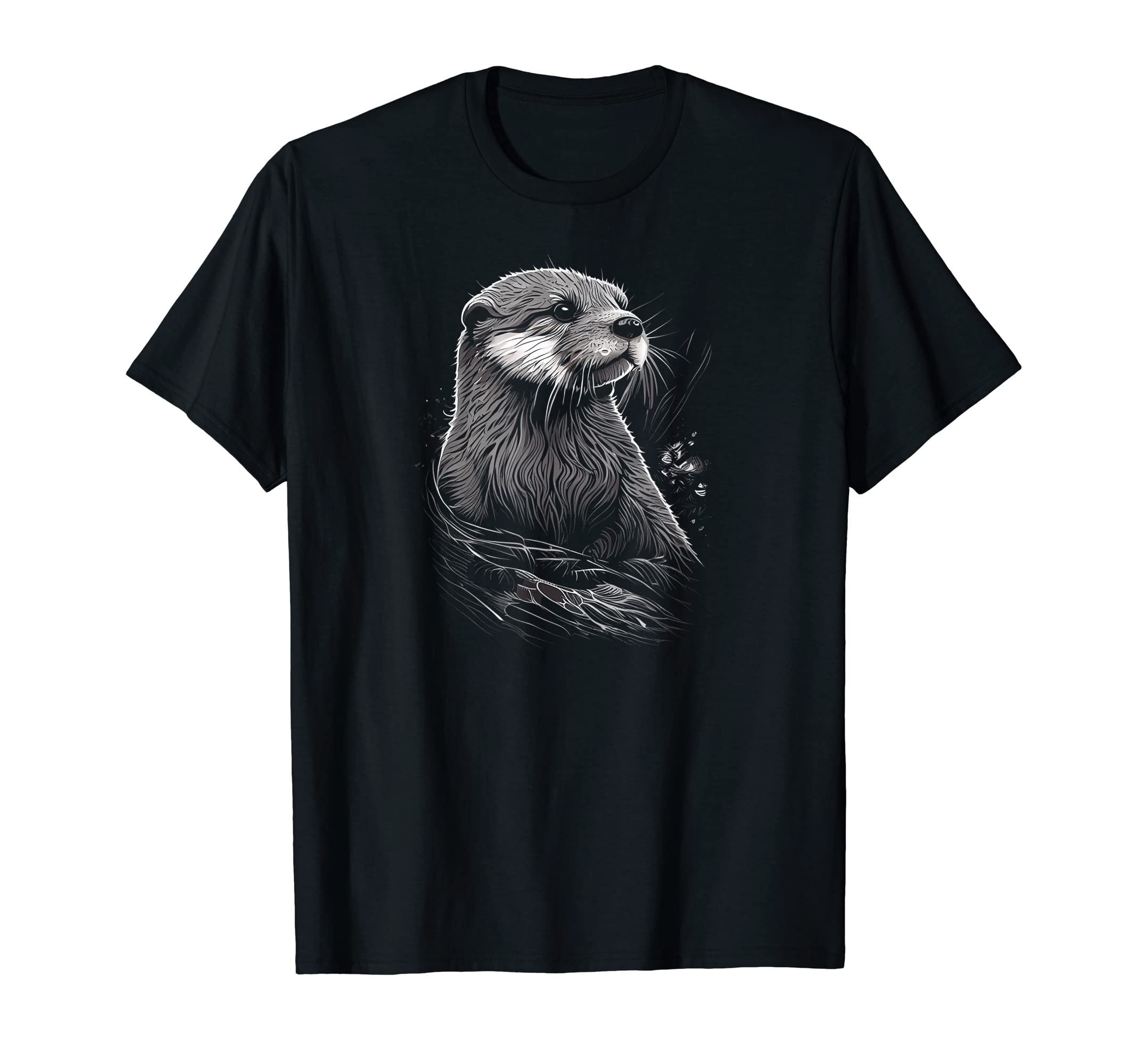 Amazon | カワウソ Tシャツ | Tシャツ・カットソー 通販