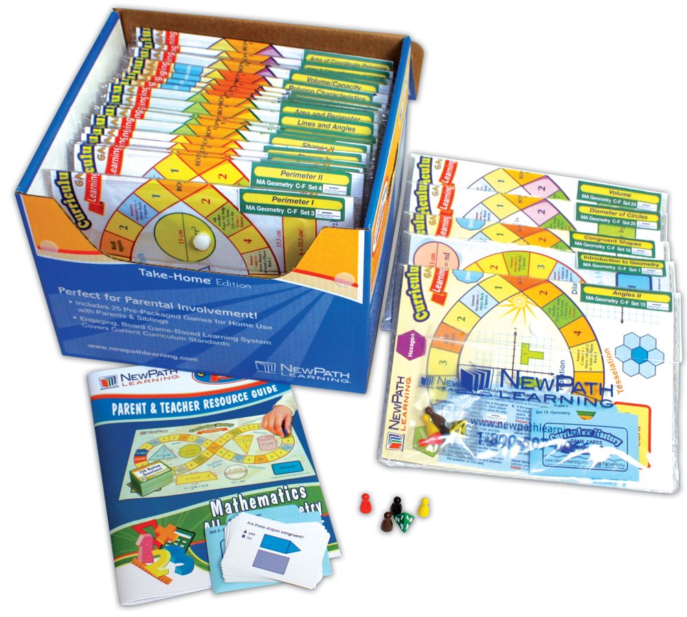 NewPath Learning Fractions and Decimals Curriculum Mastery Game, Grade 3-6, Take-Home Pack