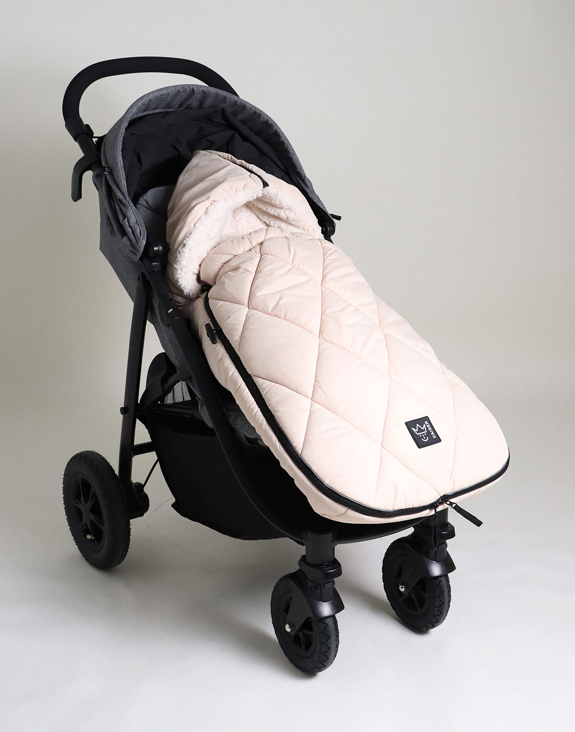 Kaiser XL TOO Thermo Sherpa Fleecesand/cream Fußsack