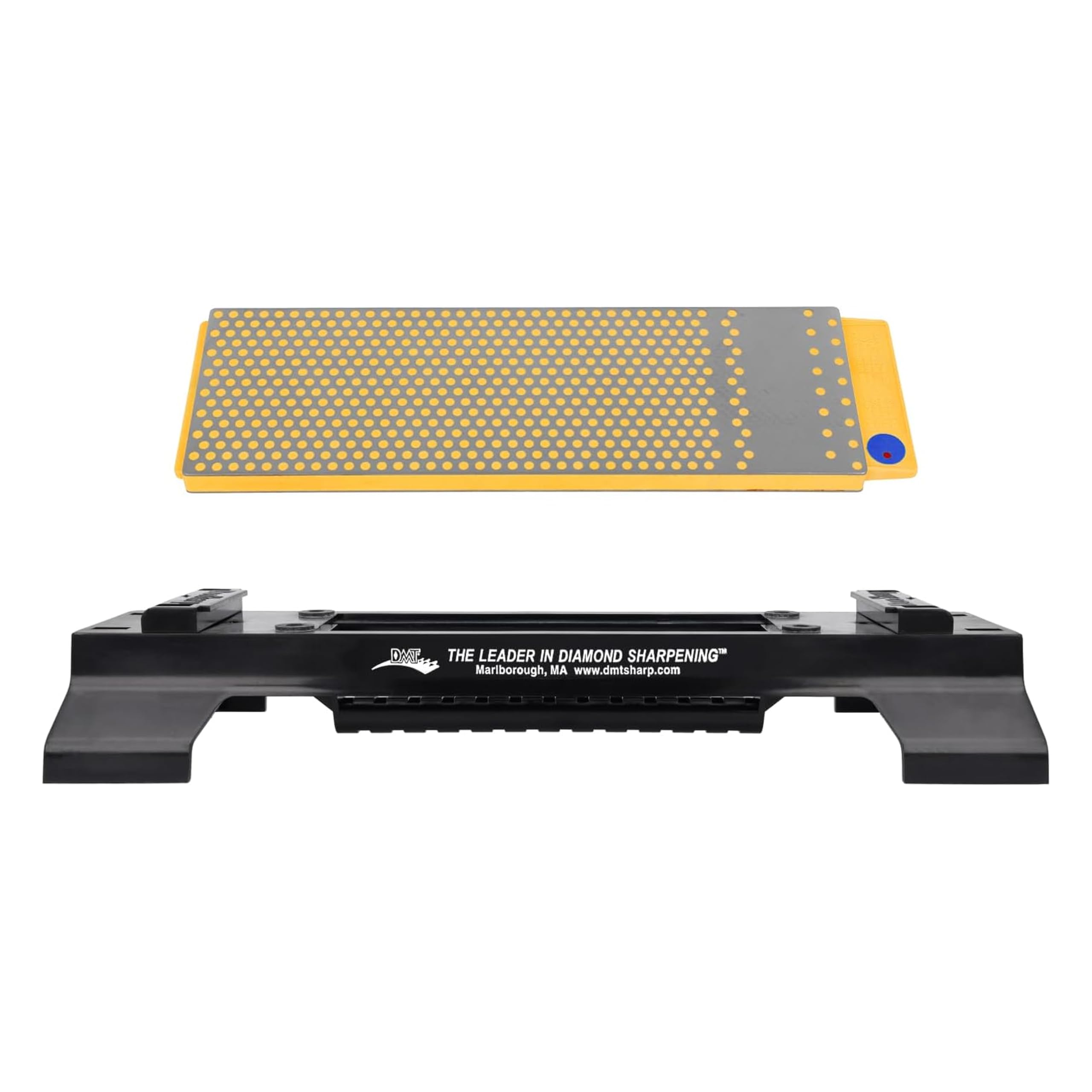 DMT WM8FC-WB DuoSharp Double-Sided Diamond Whetstone, Fine/Coarse (600/325) Diamond Sharpening Stone with Base, 8-Inch