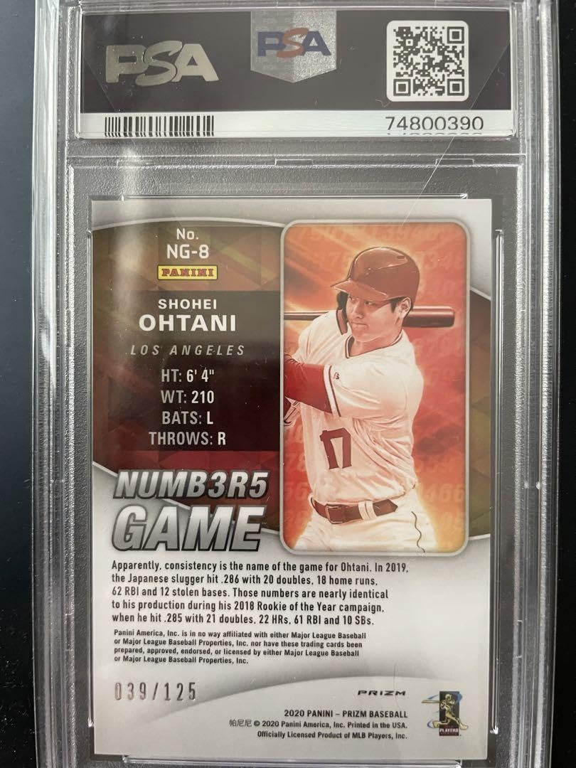Amazon.co.jp: 大谷翔平 カード PSA10 シリアルナンバー入り 39125 