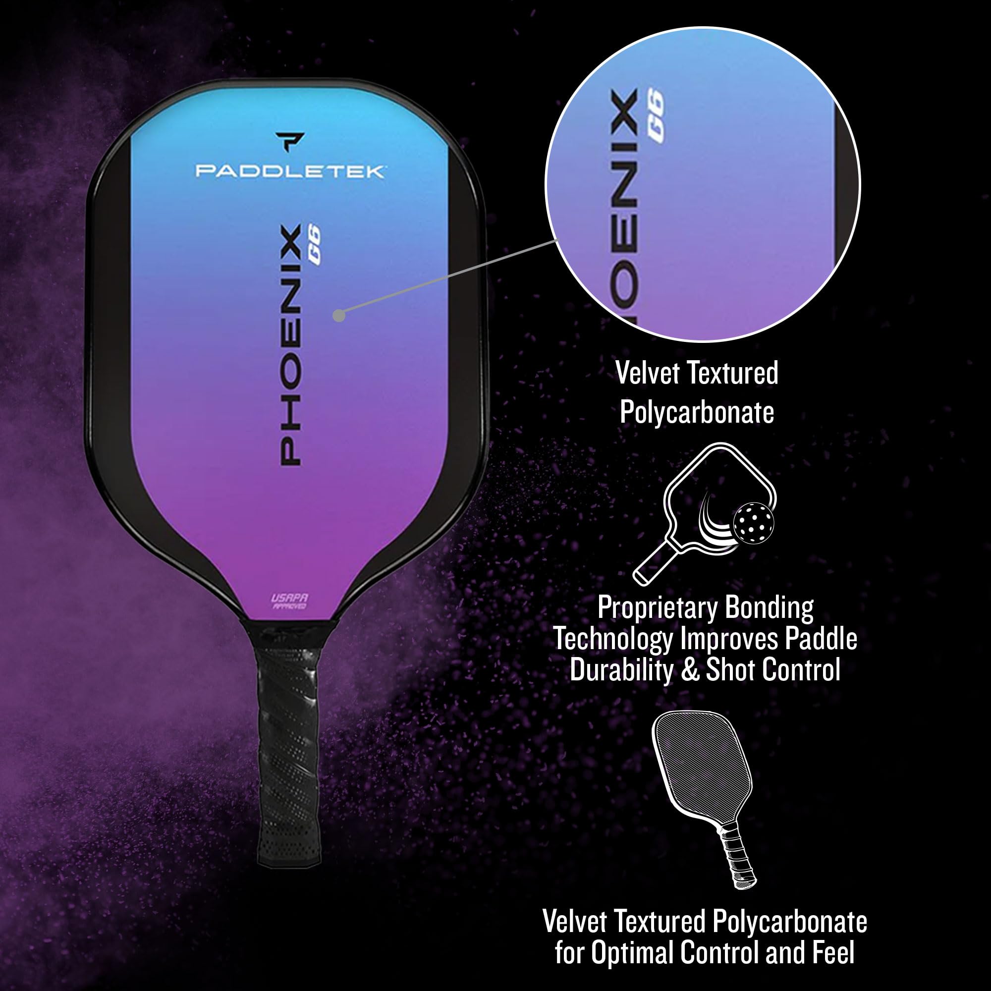 Amazon.com : Paddletek Phoenix G6 Pickleball Paddle