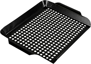 Deep Grill Topper, Non-Stick BBQ Grill Toppers with Wide Handle & High Sides