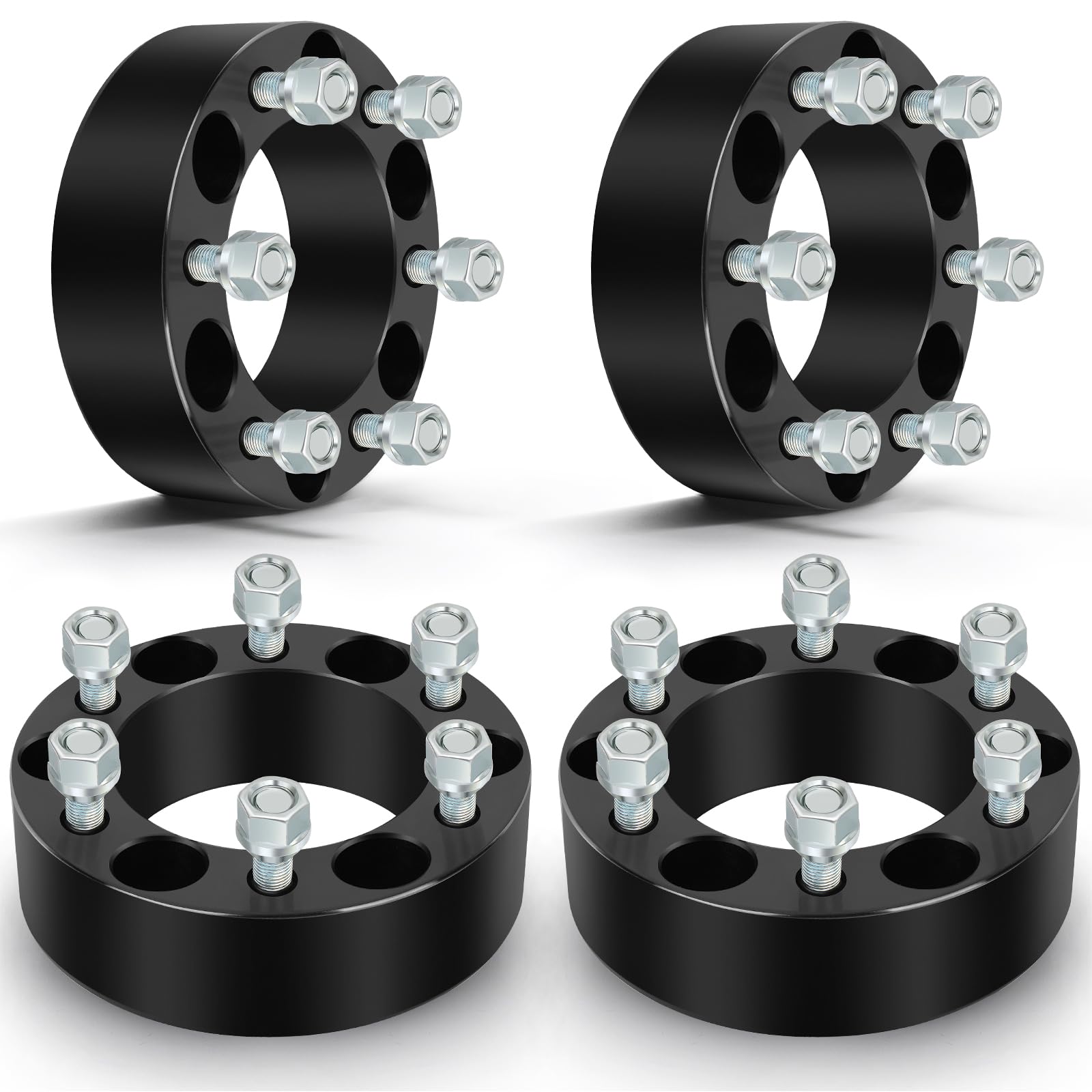 SCITOO 4Pcs 2 inch 6x5.5 Wheel Spacers for Chevy for Silverado for Suburban