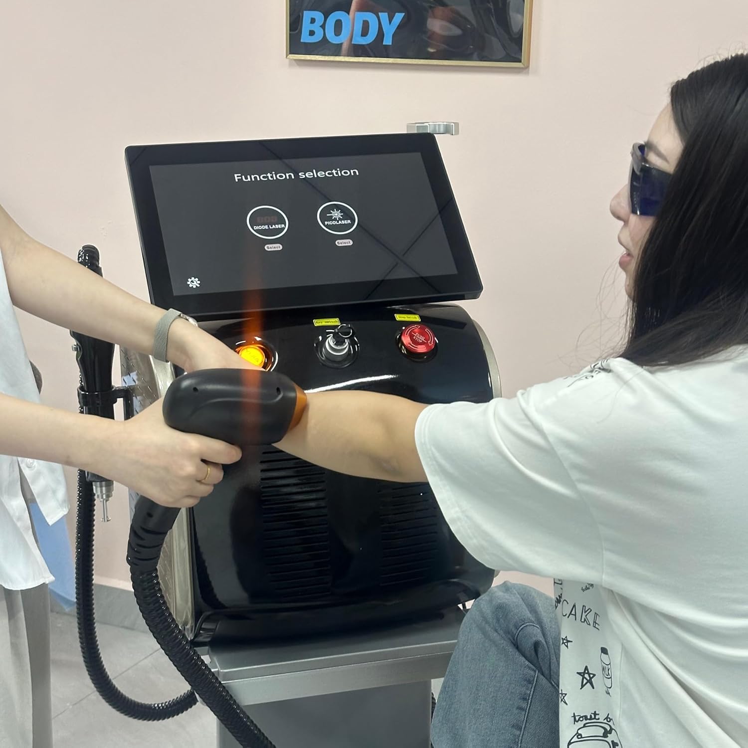4000W 2 w 1 piksec 808 diody laserowe do depilacji lodu Platyna stałe depilacja delikatne skóry tatuaż mycie brwi