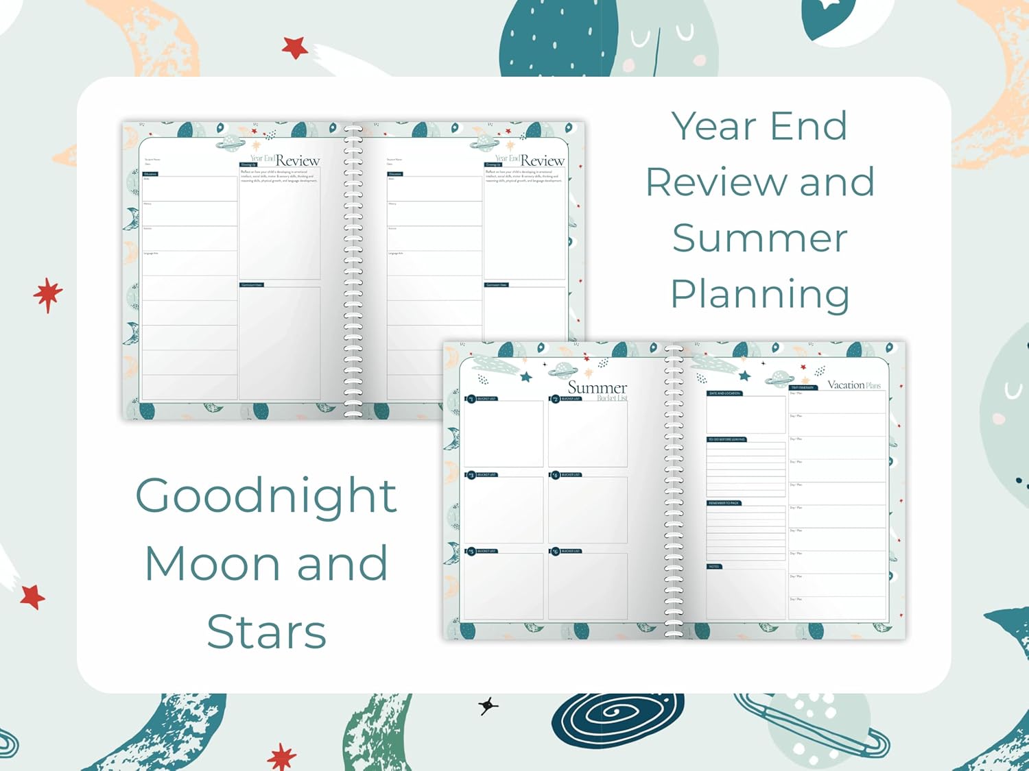 Well Planned Day Original Homeschool Family Planner | 8.5x11 | 1-4 Students (Apple Blossom)