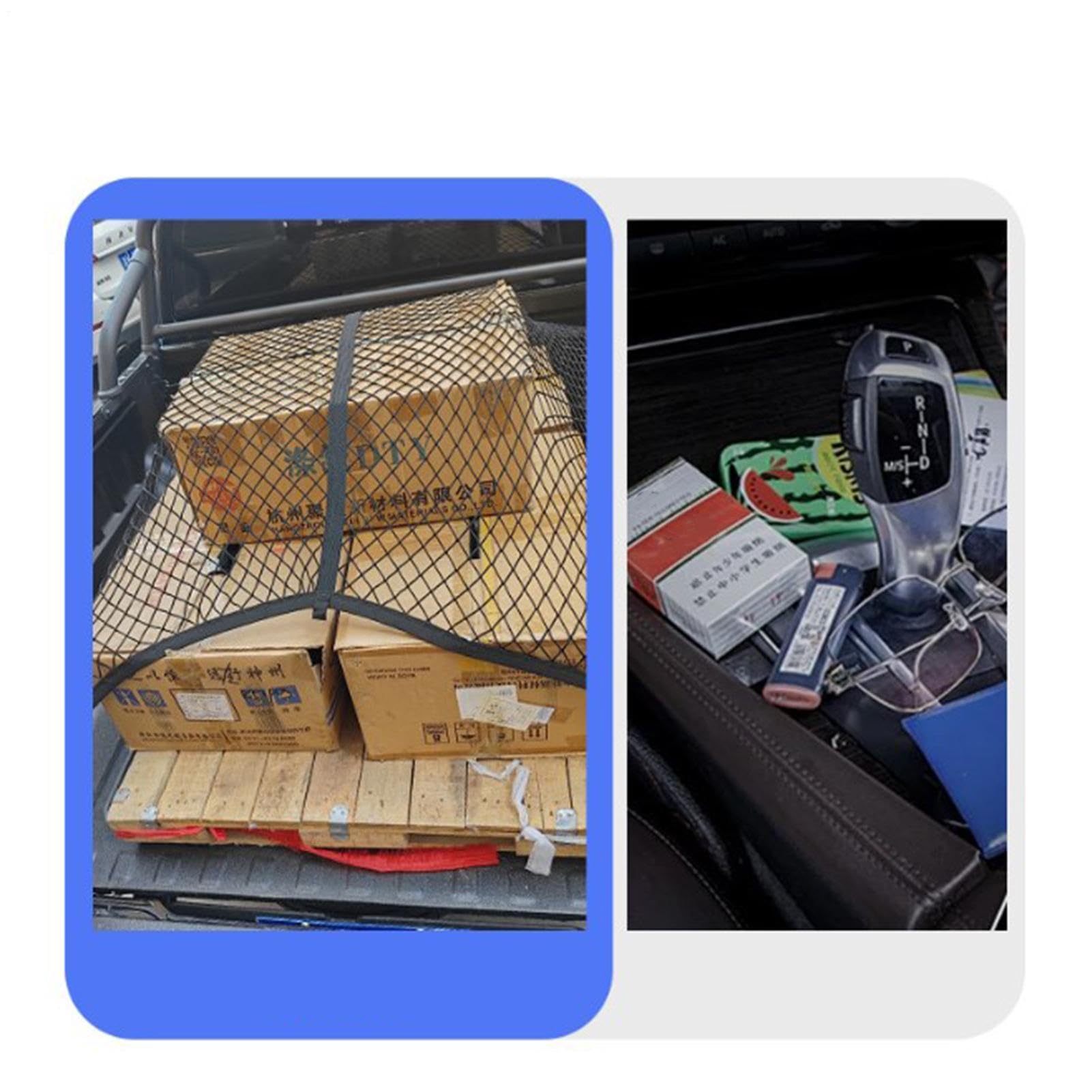 Filet de chargement extensible | Organiseur de lit de camion élastique