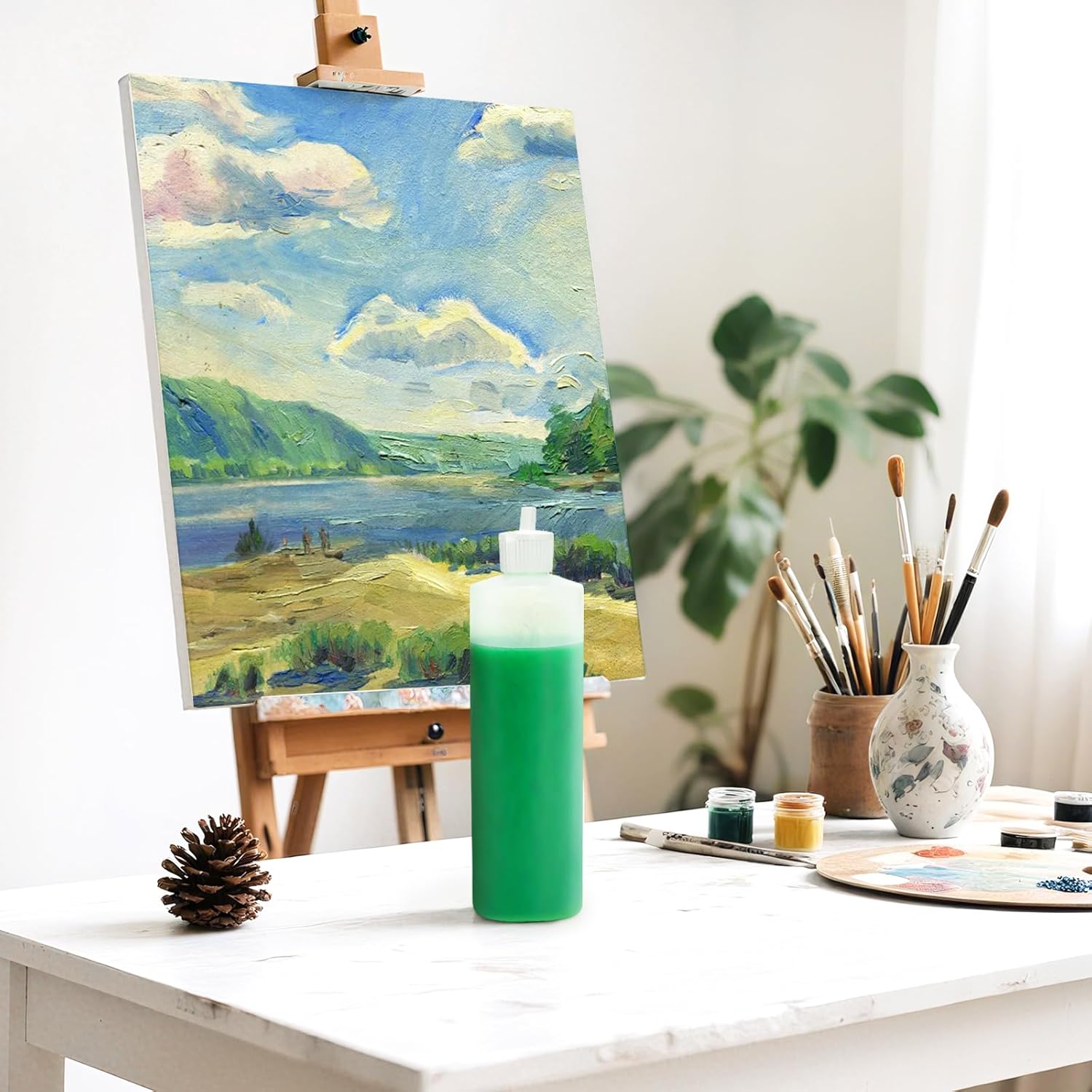 Bekith 12 Pack 16oz Plastic Squeeze Bottle with 24 Caps in 2 Styles, Refillable Plastic Bottles for Shampoo, Lotions, Liquid Body Wash, Sauce, BPA Free