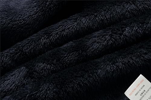 Miniatura 6 de Mud Kingdom Chaqueta de forro polar con capucha para niños y niñas, ropa de abrigo gruesa y cálida, divertida caricatura