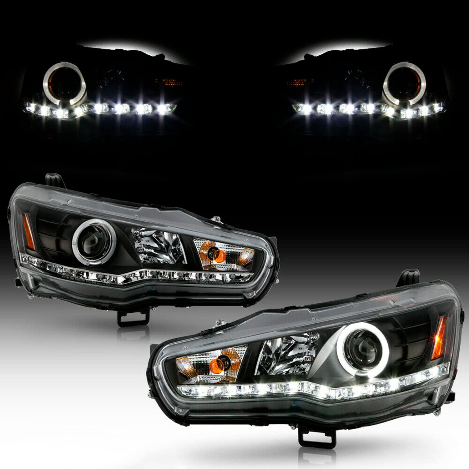 EVO ライト Amazon.com: AKKON - For Mitsubishi Lancer Evolution CZ4A EVO