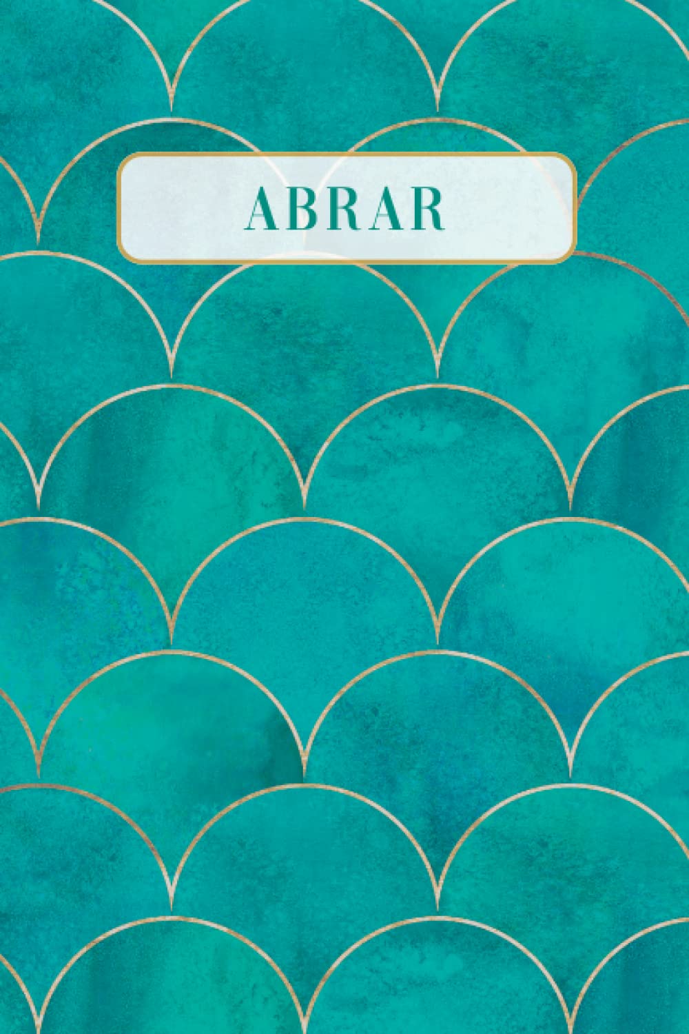 Abrar: Lined Writing Notebook Journal with Personalized Name | Minimal Personalized Name Gift Journals | 6 x 9 inches | 130 Pages |
