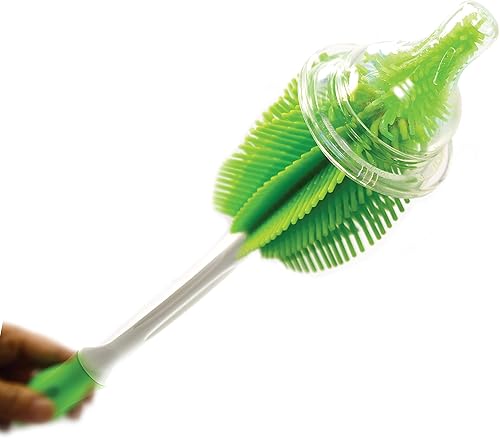 Miniatura 7 de Norpro Cepillo de botella de silicona, tamaño único, verde