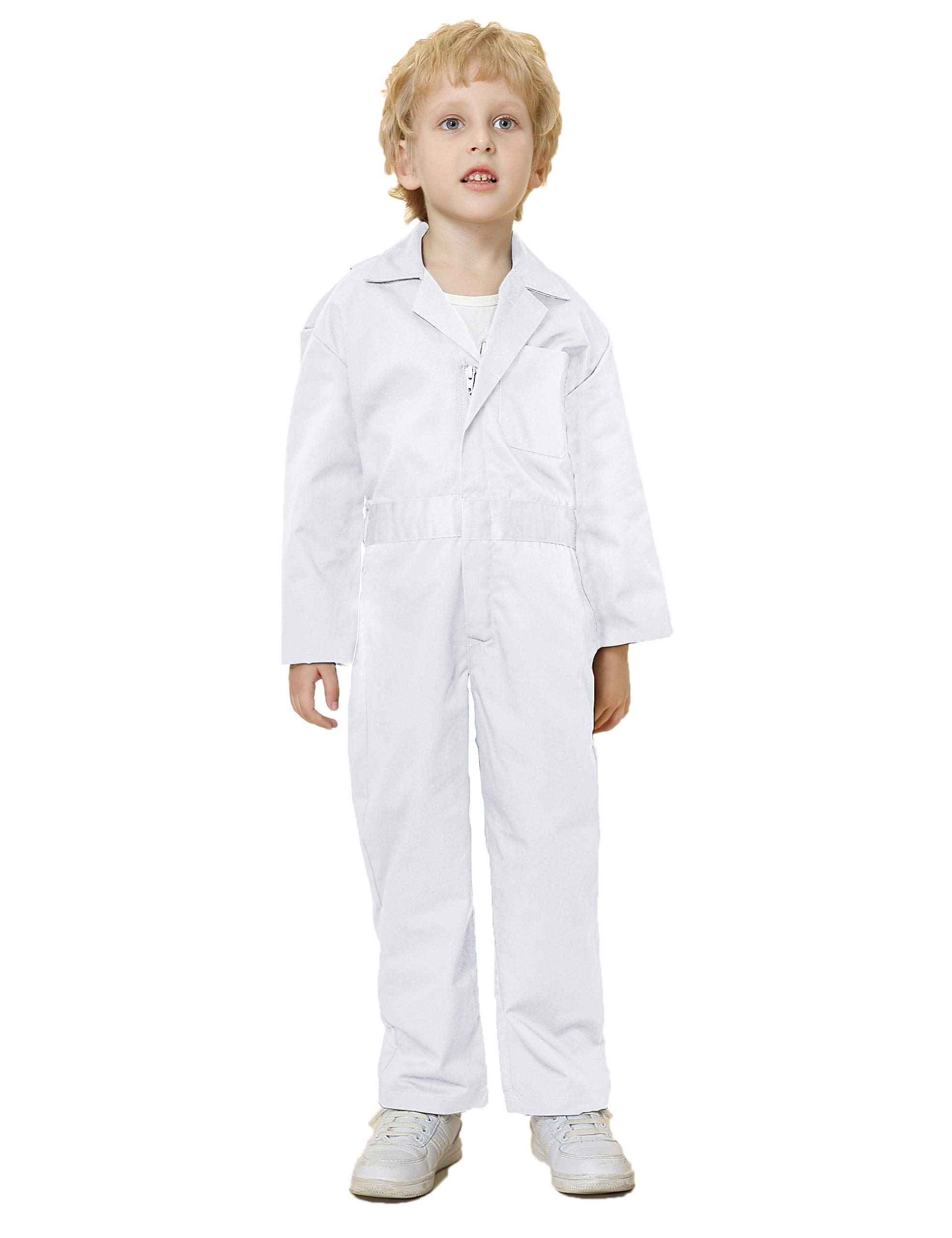 TopTie Kid's Coverall for Boys, Mechanic Halloween Suit Costume, Flight Suit, Mechanic Jumpsuit