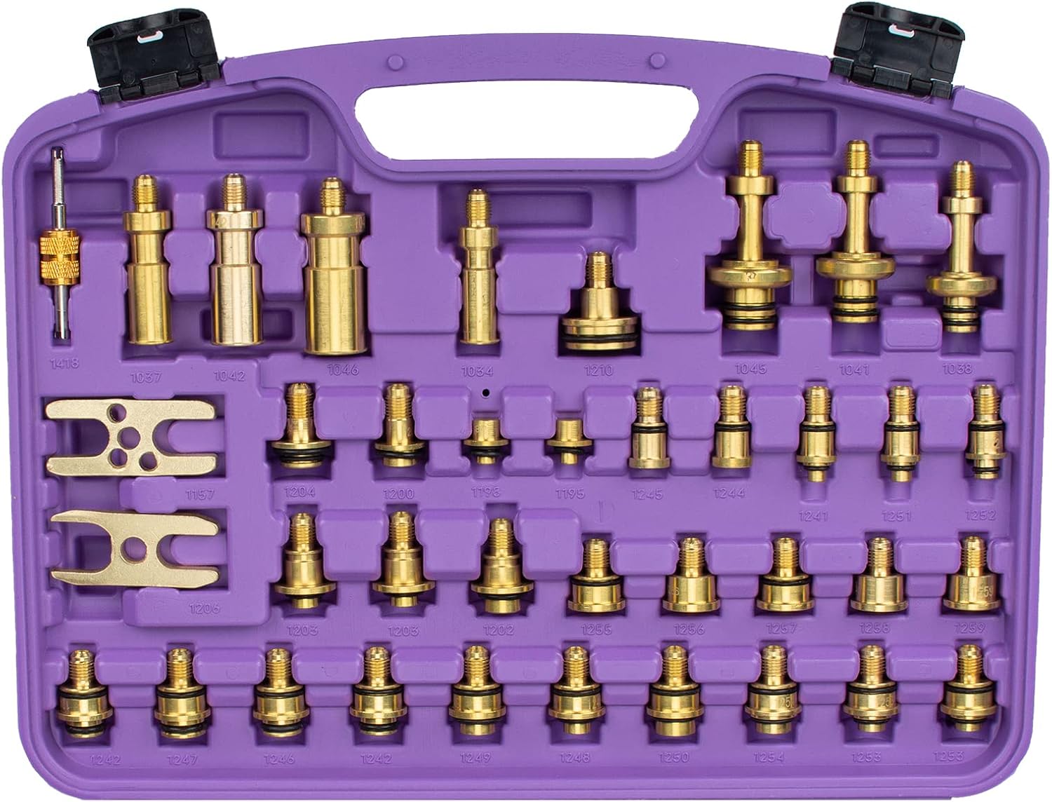 77PCS Air Conditioning Leak Detector, Air Conditioning Leak Test Kit, A/C Compressor Detection Repair Tool Kit